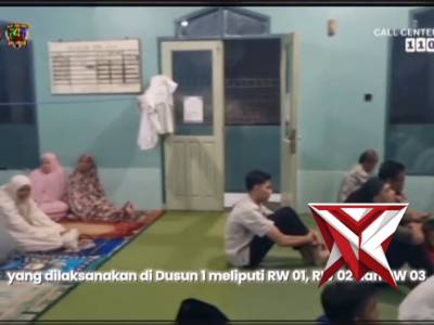 Polsek Cangkuang melaksanakan kegiatan tarawih keliling sebagai bentuk upaya mempererat silaturahmi