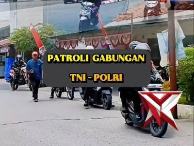 POLSEK BOJONGGEDE MELAKSANAKAN PATROLI GABUNGAN DALAM RANGKA MENJAGA KAMTIBMAS