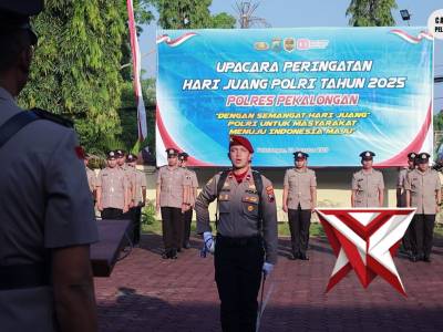 Wakapolres Pekalongan Pimpin Upacara Hari Juang Polri 2025&nbsp; - PoliceTube