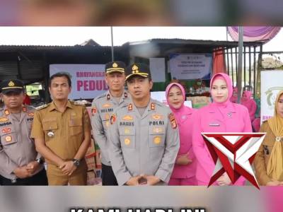Wujud kepedulian nyata ditunjukkan melalui sinergi antara Polres Ogan Ilir, Bhayangkari, dan Baznas