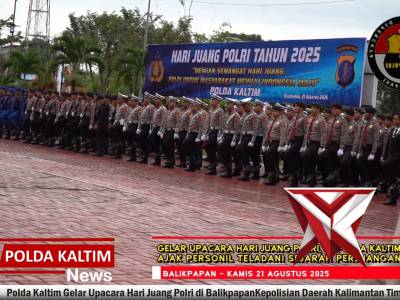 Gelar Upacara Hari Juang Polri Kapolda Kaltim Ajak Personil Teladani Sejarah Perjuangan - PoliceTube