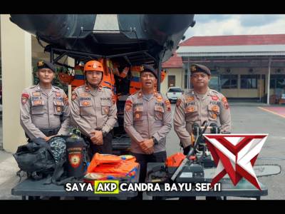 Ditsamapta Polda Jateng Melaksanakan Asistensi Kesiap siagaan Bencana Alam di Polres Grobogan