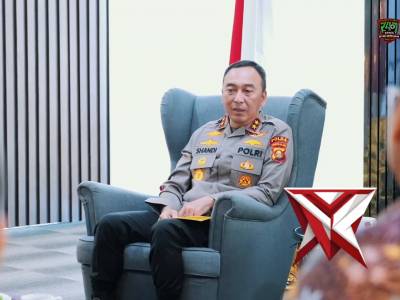 Kapolda Sumatera Selatan Irjen Pol Dr. Sandi Nugroho menerima audiensi jajaran pimpinan PLN UID S2JB