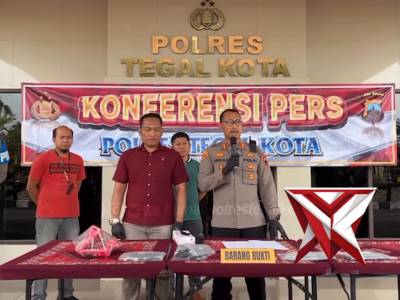 Polres Tegal Kota Ungkap 7 Kasus Narkoba, 9 Tersangka Diamankan