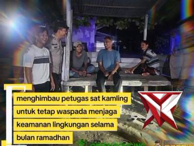 Patroli Sat Kamling Polsek Bandar Sei Kijang