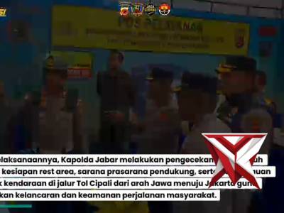 PENGECEKAN RES AREA OLEH PEJABAT POLDA JABAR
