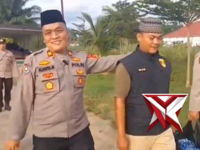 kapolsek lempuing berbagi keberkahan