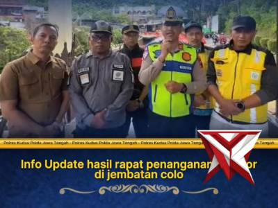 Hasil rapat penanganan longsor di jembatan Colo