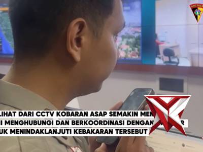 Respon Cepat Call center 110 Polda Sumsel Menindaklanjuti Laporan Masyarakat