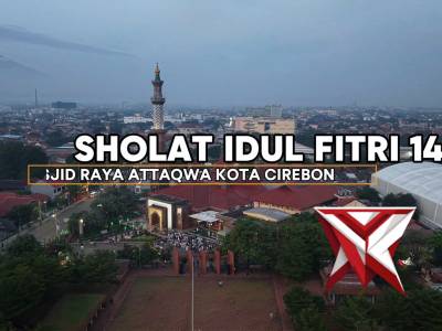 Khidmat dan Aman, Ribuan Warga Laksanakan Sholat Idul Fitri 1447 H di Masjid Raya At-Taqwa