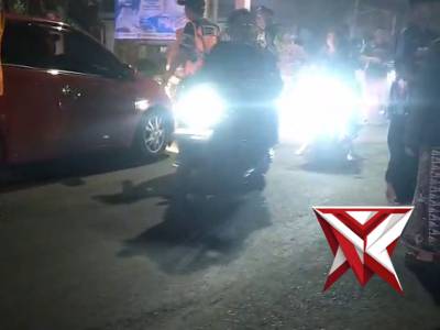 Pengamanan Malam Takbir Polsek Turen Polres Malang