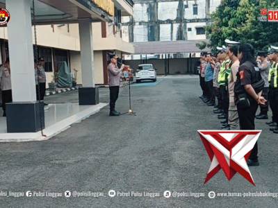 Siaga Operasi Ketupat 2026, Personel Polres Lubuk Linggau apel siaga