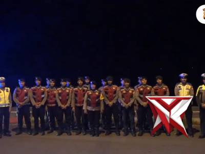 Polresta Tidore melaksanakan partoli gabungan malam takbiran bersama instansi terkait