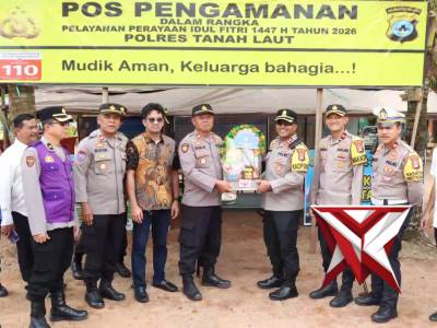 Pastikan Pengamanan Lebaran, Kapolres Tanah Laut Tinjau Pos Yan Bentok dan Pos Pam Takisung