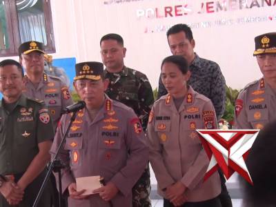 KAPOLRI TINJAU BAKTI KESEHATAN DAN LAUNCHING SPPG POLRES JEMBRANA