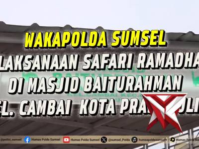 Safari Ramadhan, Wakapolda Sumsel Pererat Silaturahmi dan Salurkan Bansos di Kota Prabumulih