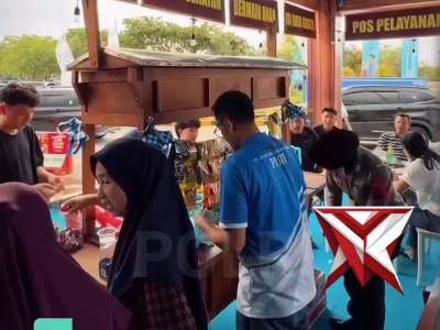 Pos Pelayanan di Rest Area 389