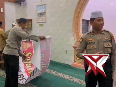 POLRES BINJAI SAFARI RAMADHAN Di MASJID AL HUDA  KECAMATAN BINJAI TIMUR