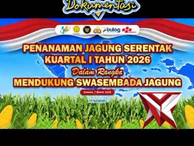 Giat penanaman jagung serentak kuartal 1 2026 Polsek Rawas Ilir