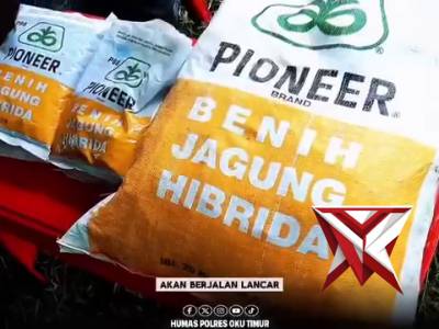 GIAT TANAM JAGUNG POLSEK BMT RES OKU TIMUR