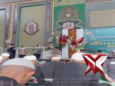 Maulid Nabi Muhammad SAW di Masjid Polda Aceh