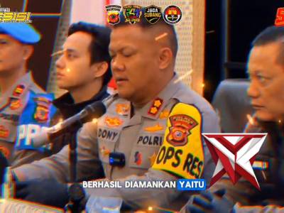 Konferensi pers Sat Reskrim Polres Subang