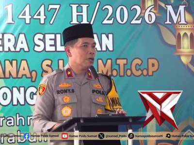Safari Ramadhan, Wakapolda Sumsel Pererat Silaturahmi dan Salurkan Bansos di Kota Prabumulih

PRABUM