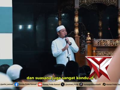 Polda Sumsel Gelar Safari Ramadhan 1447 H, Perkuat Sinergisitas Forkopimda