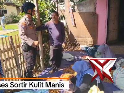 Serap Aspirasi Petani, Bhabinkamtibmas Aipda Viven Noveza Respons Maraknya Pencurian Kulit Manis