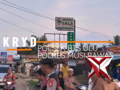 Giat KRYD Polsek BTS Ulu Polres Musi