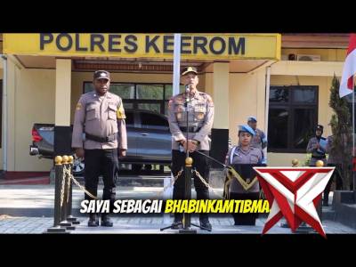 KAPOLRES KEEROM BERIKAN PENGHARGAAN KEPADA PERSONEL BERPRESTASI