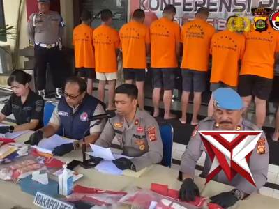 Konferensi Pers Polres Badung