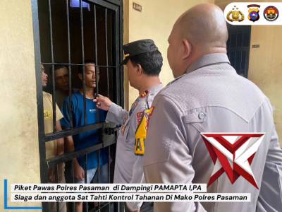 Piket Pawas dampingi Kasat Tahti Cek dan Kontrol Tananan