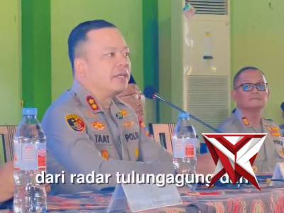 Kapolres Tulungagung Guru Tamu SMK Negeri 3 Boyolanggu