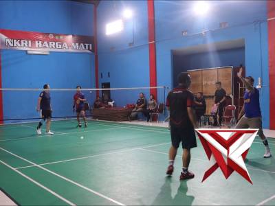 Gelar Olahrga Kapolres Majalengka ajak anggota Badminton