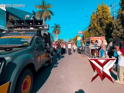 Gerak Jalan 45km Polres Dompu