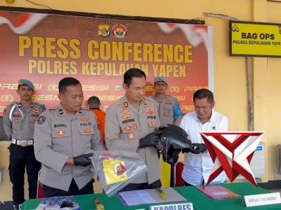 PRESS RELEASE KASUS TINDAK PIDANA PENGANIAYAAN POLRES KEPULAUAN YAPEN
