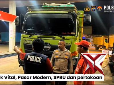 Patroli Malam Polsek Ukui Ke Kantor Camat dan Sekitarnya