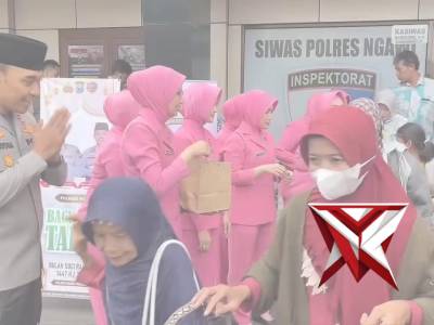 KAPOLRES NGAWI BAGI TAKJIL