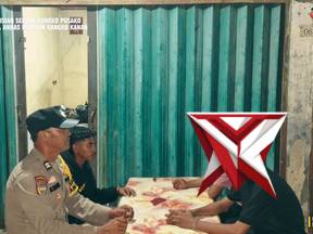 polsek bangko pusako melaksanakan patroli rutin