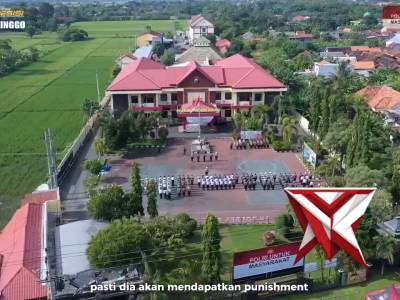 POLRES PROBOLINGGO MENGGELAR UPACARA PTDH DAN PEMBERIAN PENGHARGAAN KEPADA ANGGOTA YANG BERPRESTASI