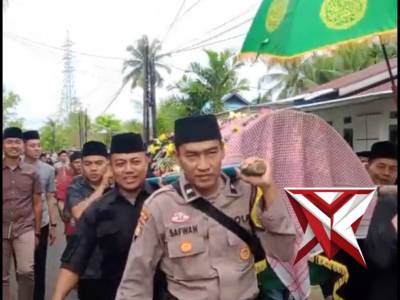 *Bhabinkamtibmas Kel. Semarang Sambang Duka ke Rumah Alrm AKP (Purn) Raharjo Bin Pujo Utomo*