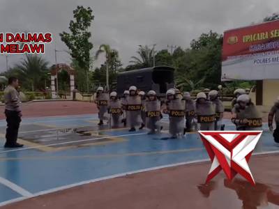 Latihan Dalmas Polres Melawi - PoliceTube