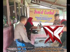 jumat curhat oleh polsek tanah putih