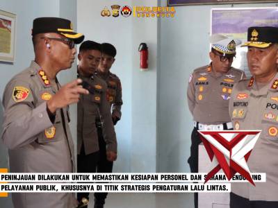 Kapolda Bengkulu Tinjau Kesiapan Pelayanan Publik di Pos Lalu Lintas Simpang Lima Kota Bengkulu &ndash; K - PoliceTube