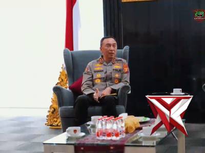 Kapolda Sumatera Selatan Irjen Pol Dr. Sandi Nugroho menerima audiensi jajaran pimpinan PLN UID S2JB