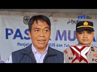 Pamapta Polres Pacitan melaksanakan giat patroli dialogis pada kegiatan Pasar Murah