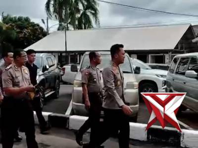 Kapolres Muba cek kebersihan Mako dalam Rangka asri cita
