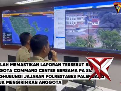 Respon Cepat Call center 110 Polda Sumsel Menindaklanjuti Laporan Masyarakat..