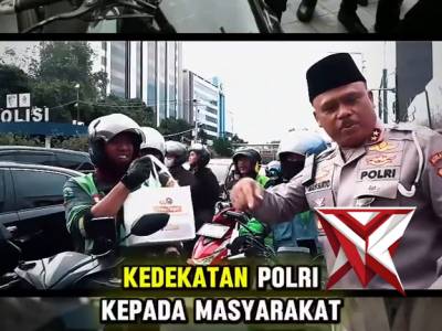 Kapolri & PJU Mabes Polri Turun ke Jalan, Sapa Masyarakat Bersama Insan Pers
